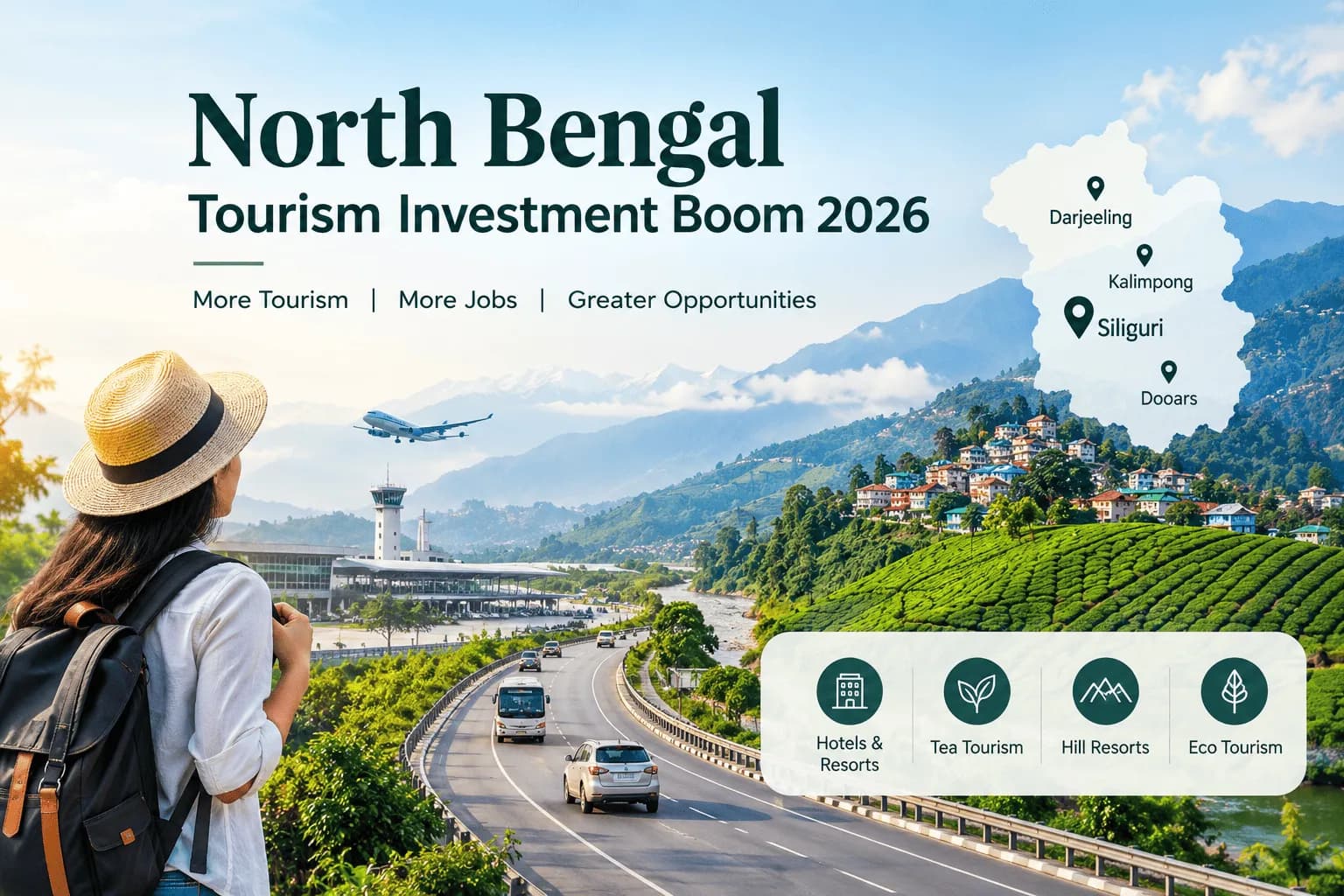 North Bengal Tourism Investment Boom 2026: How ₹9,600 Crore Could Reshape Siliguri, Darjeeling & Dooars Real Estate
