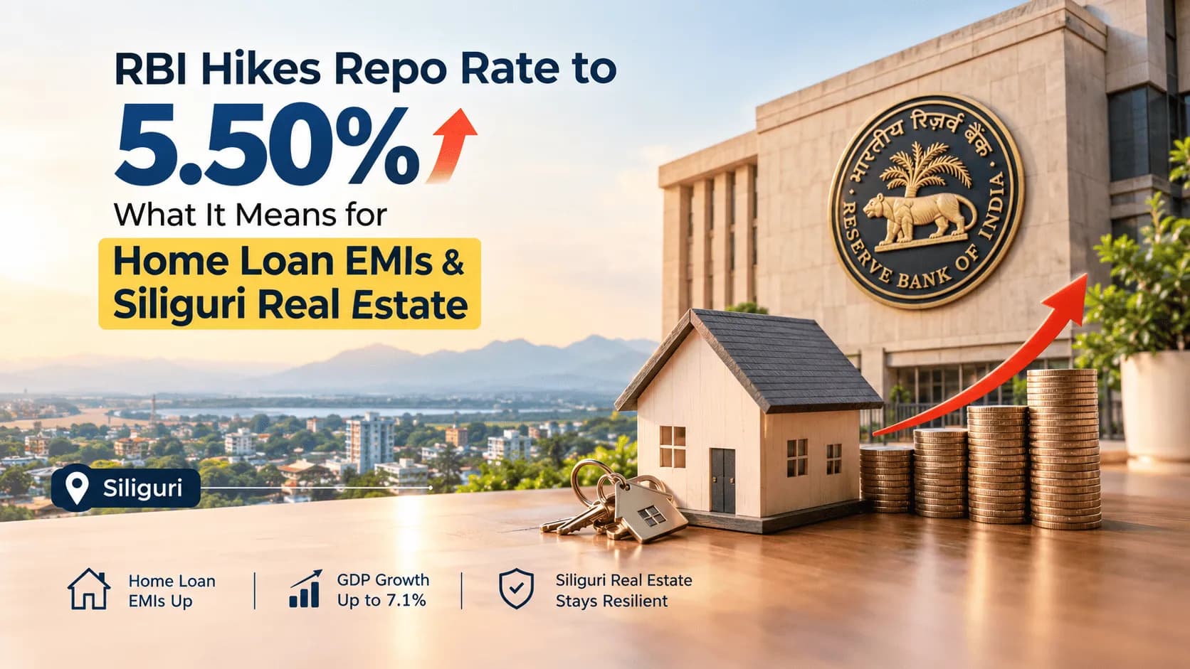 Repo Rate at 5.50%: The Smart Siliguri Homebuyer’s Playbook to Protect Your EMI and Still Buy Right in 2026